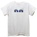 Monster Trucks Smocked White Knit Short Sleeve Boys Tee Shirt