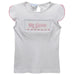 Big Sister Smocked White Knit Girls Top Cap Sleeve - Vive La Fête - Online Apparel Store