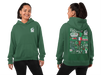 Mexico National Soccer Team Impressions Artwork Women Cotton Fleece Long Sleeve Hoodie - Vive La Fête - Online Apparel Store