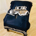 Fresno State Bulldogs Vive La Fete Game Day Soft Premium Fleece Navy Throw Blanket 40" x 58” Logo and Stripes - Vive La Fête - Online Apparel Store