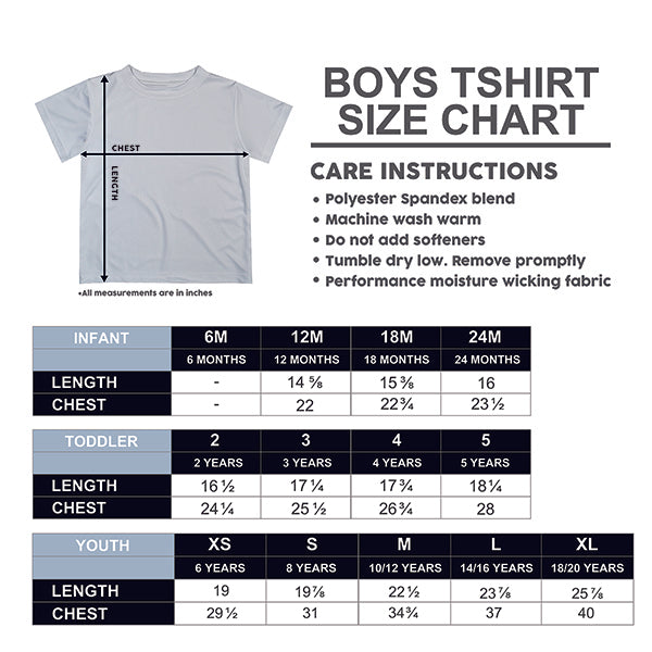 Clemson Tigers Vive La Fete Boys Game Day White Short Sleeve Tee Shirt - Vive La Fête - Online Apparel Store
