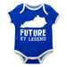 Kentucky Solid Blue Future Boys Onesie Short Sleeve