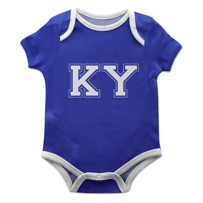 Kentucky Vive La Fete Infant Game Day Royal Short Sleeve Onesie Logo Bodysuit
