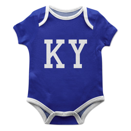 Kentucky Vive La Fete Infant Game Day Royal Short Sleeve Onesie Logo Bodysuit V2