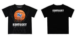 Kentucky Original Dripping Basketball Black T-Shirt by Vive La Fete - Vive La Fête - Online Apparel Store