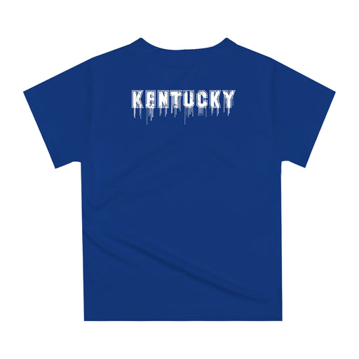 Kentucky Original Dripping Basketball Royal T-Shirt by Vive La Fete - Vive La Fête - Online Apparel Store