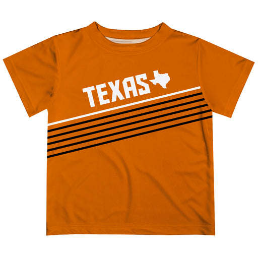 Texas Orange Short Sleeve Tee Shirt