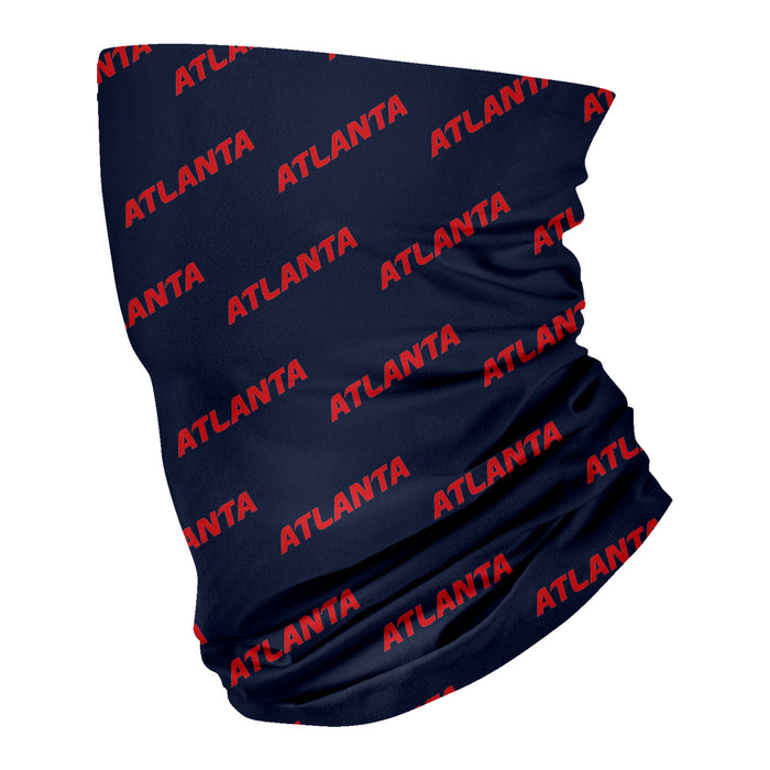 Atlanta Neck Gaiter Navy All Over Print