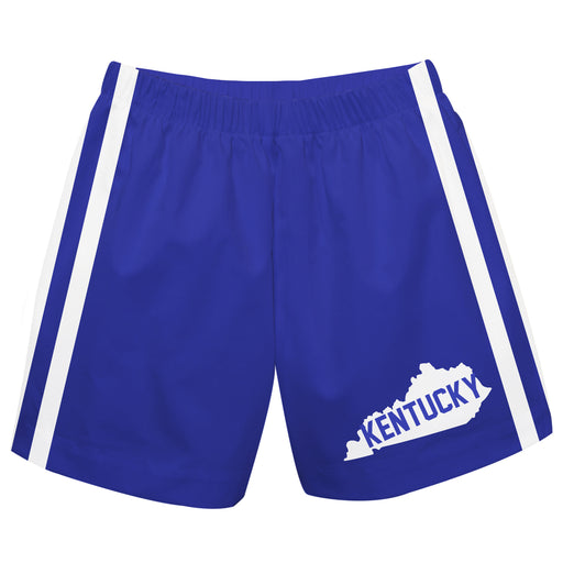 Kentucky Blue Short With White Side Stripes - Vive La Fête - Online Apparel Store