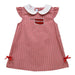 Oklahoma Map Embroidered Red Gingham A Line Dress - Vive La Fête - Online Apparel Store