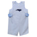 North Carolina Embroidered Light Blue Gingham Jon Jon