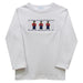 Wooden Soldier Smocked White Knit Long Sleeve Boys Tee Shirt - Vive La Fête - Online Apparel Store