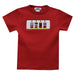 Hero Pencils Smocked Red Knit Short Sleeve Boys Tee Shirt - Vive La Fête - Online Apparel Store