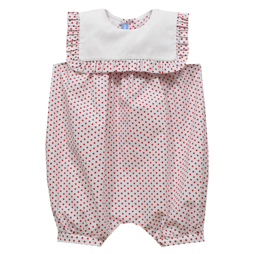 Red Polka Donts Sleeveless Girls - Vive La Fête - Online Apparel Store