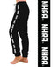 NHRA Officially Licensed by Vive La Fete NHRA Stripe Black Joggers - Vive La Fête - Online Apparel Store