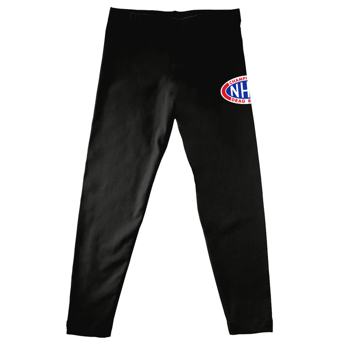 NHRA Officially Licensed by Vive La Fete Black Leggings