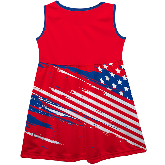 NHRA Officially Licensed by Vive La Fete Americana Dragster Red Tank Dress - Vive La Fête - Online Apparel Store