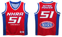 NHRA Officially Licensed by Vive La Fete Nitro Power 51 Red & Royal Basketball Jersey - Vive La Fête - Online Apparel Store