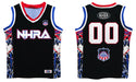 NHRA Officially Licensed by Vive La Fete Abstract Black Basketball Jersey - Vive La Fête - Online Apparel Store
