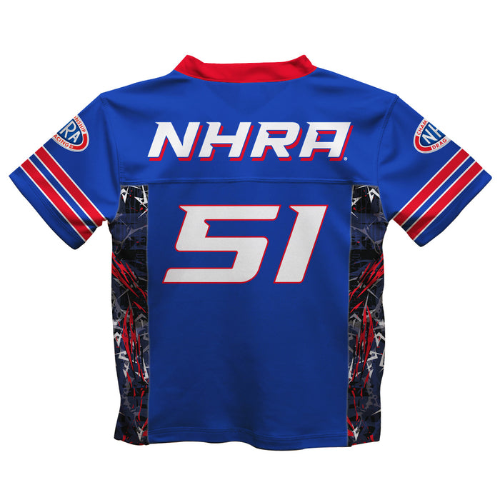 National Hot Rod Association Abstract NHRA Officially Licensed by Vive La Fete Football Jersey V2 - Vive La Fête - Online Apparel Store