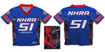 National Hot Rod Association Abstract NHRA Officially Licensed by Vive La Fete Football Jersey V2 - Vive La Fête - Online Apparel Store