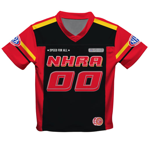 National Hot Rod Association Wheel Logo NHRA Officially Licensed by Vive La Fete Football Jersey