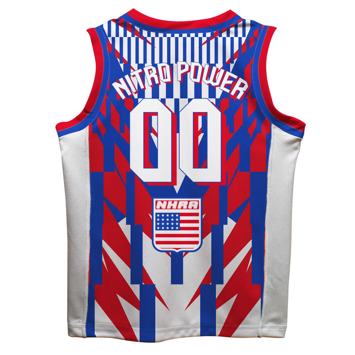 NHRA Officially Licensed by Vive La Fete Geometric USA Men Basketball Jersey - Vive La Fête - Online Apparel Store