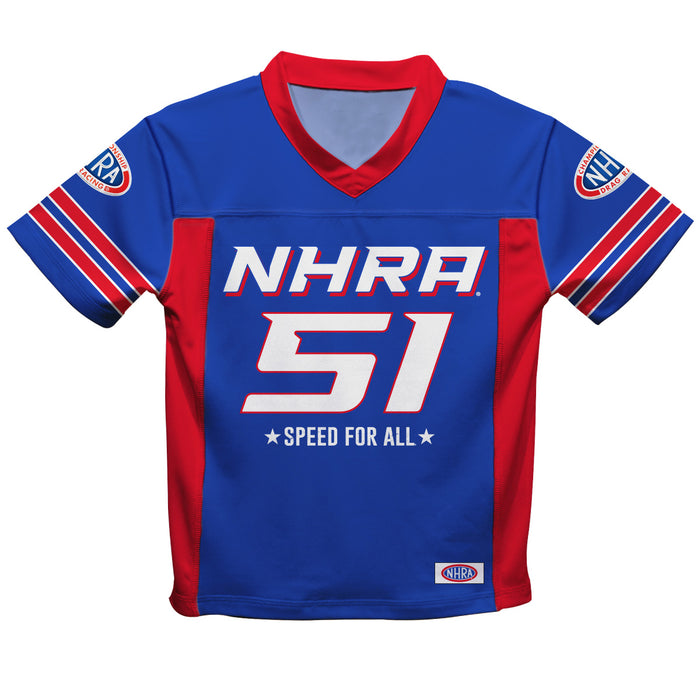 National Hot Rod Association Nitro Power 51 NHRA Officially Licensed by Vive La Fete Men Football Jersey V2