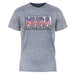 NHRA Officially Licensed by Vive La Fete Americana Grey Heather Men T-Shirt