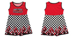 WOO Officially Licensed by Vive La Fete Checker Flames Red Tank Dress - Vive La Fête - Online Apparel Store