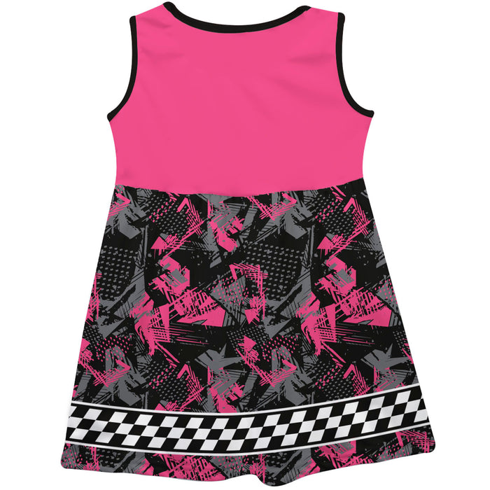 WOO Officially Licensed by Vive La Fete Checker Pink Tank Dress - Vive La Fête - Online Apparel Store