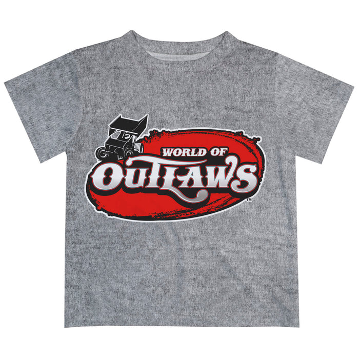 WOO Officially Licensed by Vive La Fete Logo Grey Heather T-Shirt