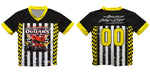 WOO Officially Licensed by Vive La Fete Black & Yellow Men Football Jersey - Vive La Fête - Online Apparel Store