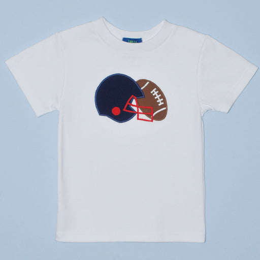 Helmet & Football Applique T-shirt