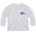 Whale White Long Sleeve Tee Shirt With Pocket - Vive La Fête - Online Apparel Store