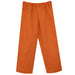 Orange Check Pull On Pants