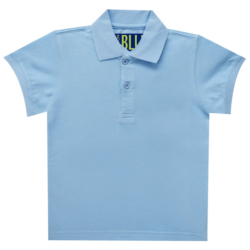 Light Blue Short Sleeve Polo Box Shirt