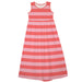 Coral Pink Stripes Maxi Dress - Vive La Fête - Online Apparel Store