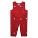 Christmas Embroidered Red Corduroy Boys Overall - Vive La Fête - Online Apparel Store