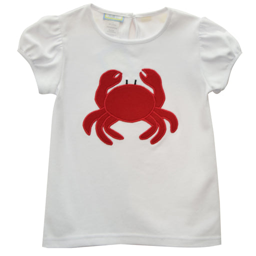Crab Applique Girls Tee