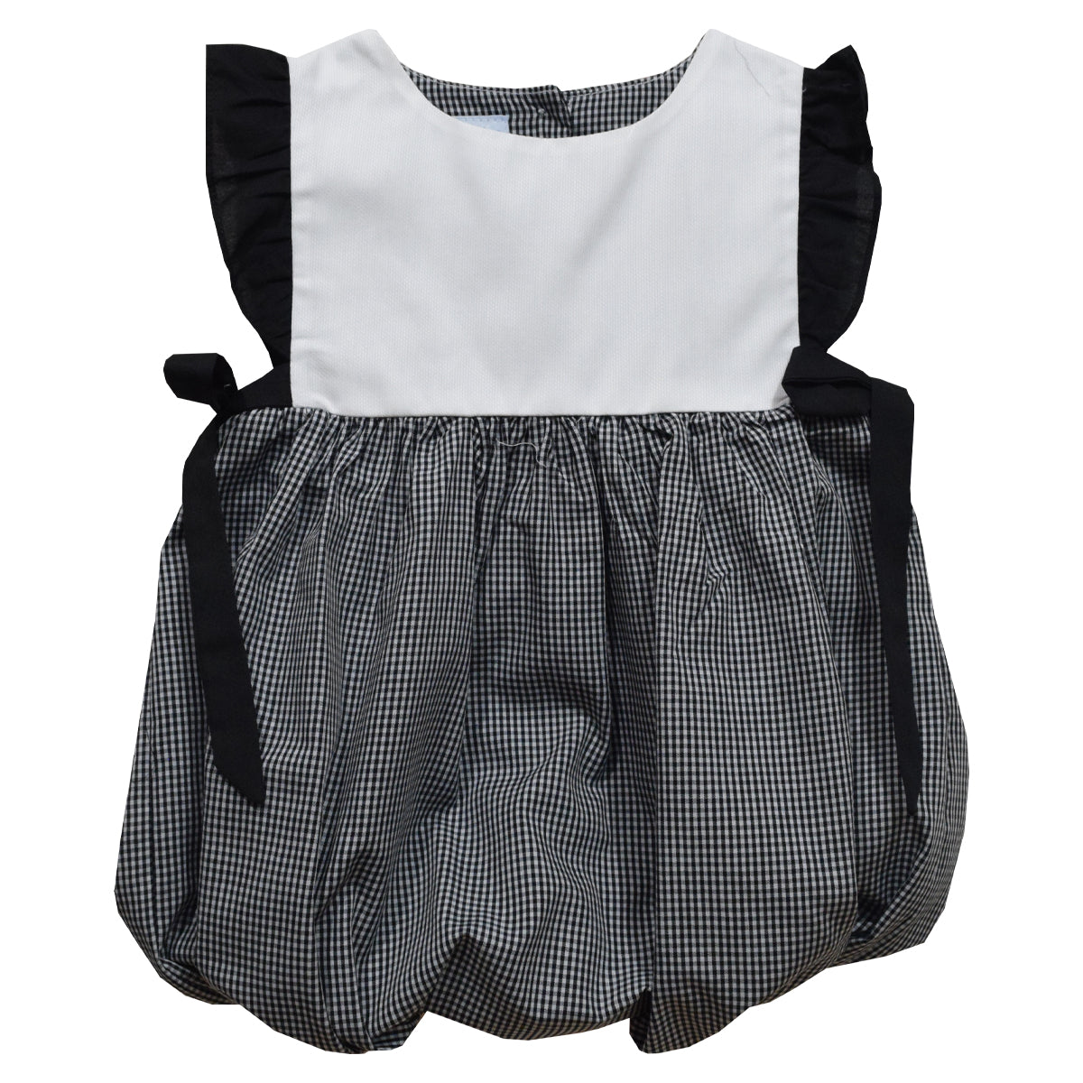 Vive la Fete Girls Embroidered Red Gingham A-Line Dress - Alabama Crimson Tide