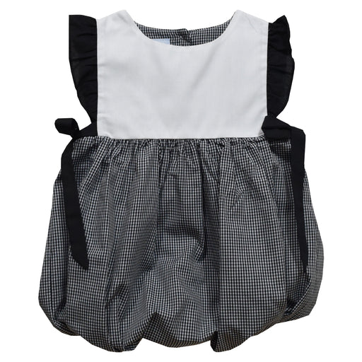 Black Gingham Girls Bubble
