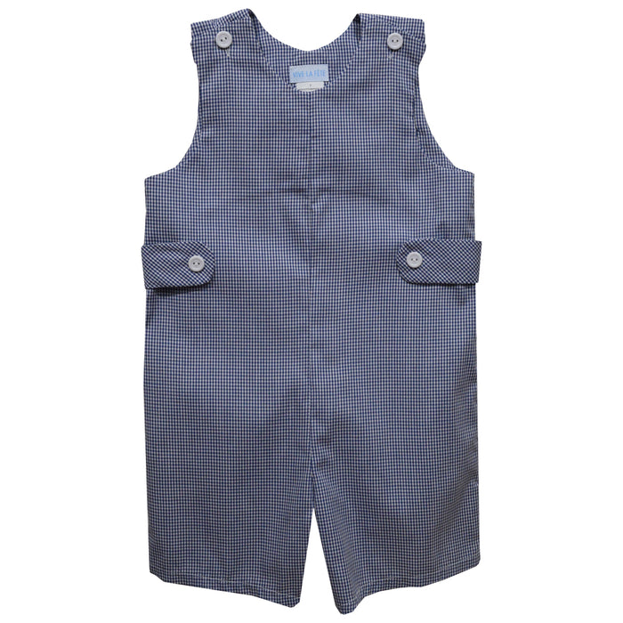 Navy Gingham Boys Jon Jon