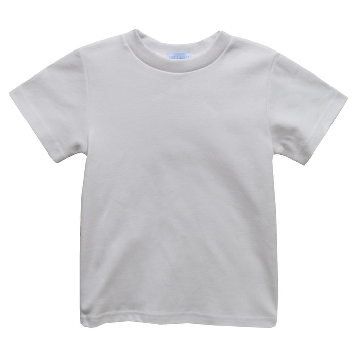 White Knit Short Sleeve Boys Tee Shirt