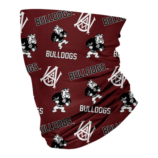 Alabama A&M Bulldogs AAMU Neck Gaiter Maroon All Over Logo - Vive La Fête - Online Apparel Store