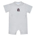 Alabama A&M Bulldogs Embroidered White Knit Short Sleeve Boys Romper