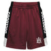 Alabama A&M Bulldogs Vive La Fete Game Day Maroon Stripes Boys Solid Black Athletic Mesh Short
