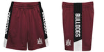 Alabama A&M Bulldogs Vive La Fete Game Day Maroon Stripes Boys Solid Black Athletic Mesh Short - Vive La Fête - Online Apparel Store