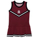 Alabama A&M Bulldogs Vive La Fete Game Day Maroon Sleeveless Cheerleader Dress