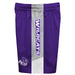 Abilene Christian Wildcats ACU Vive La Fete Game Day Purple Stripes Boys Solid Gray Athletic Mesh Short - Vive La Fête - Online Apparel Store